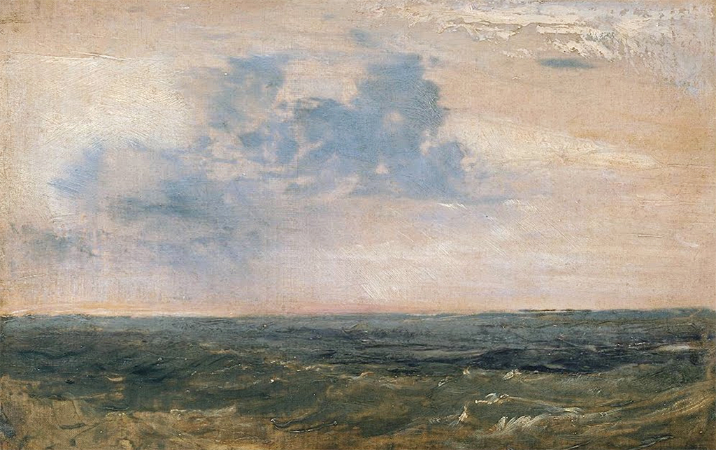 Study of Sea and Sky, Isle of Wight in Detail William Turner